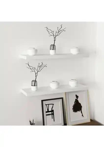 BSH Gülbay Mobilya Beyaz Uçan Duvar Rafı 2 Li Set İnceleme ve Kullanıcı Yorumları