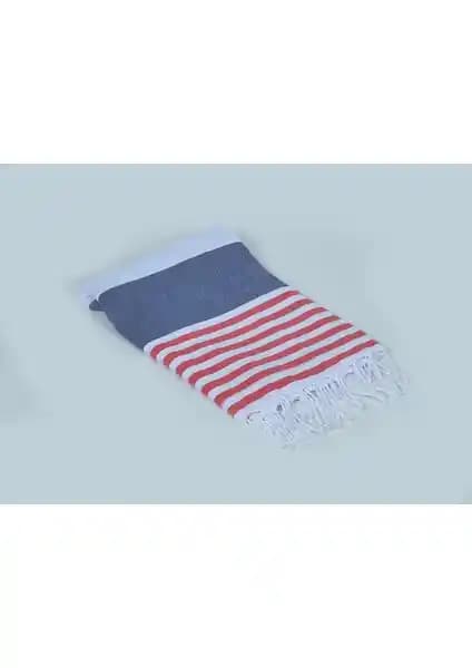 Buldan Store Marin Peştemal Lacivert - Geleneksel Türk Hamam Mirasını Yansıtan Estetik ve Fonksiyonel Ürün