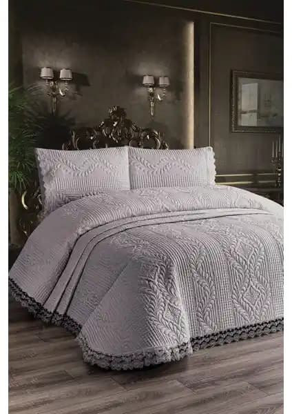 Çalışkan Çeyiz Evi Mikro Yatak Örtüsü 3 Parça: Dayanıklı ve Estetik Yatak Koruma Seti