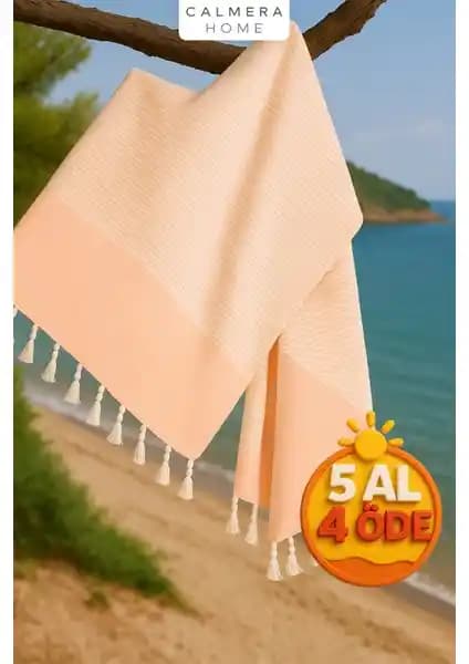 Calmera Home Çizgili Peştemal: Doğal Pamuktan Şık ve Çok Amaçlı Tekstil Ürünü