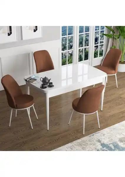 Canisa Concept Han Serisi 70X114 Modern ve Fonksiyonel Mutfak Masası Takımı