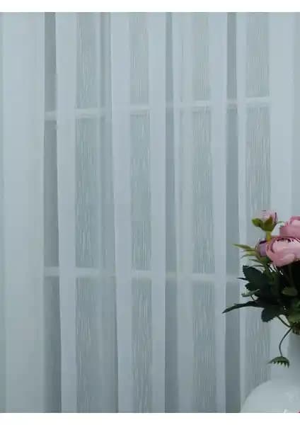 Caserta Home AR01809 Armürlü Şantuk Tül Perde Modern ve Şık Tasarım Özellikleri