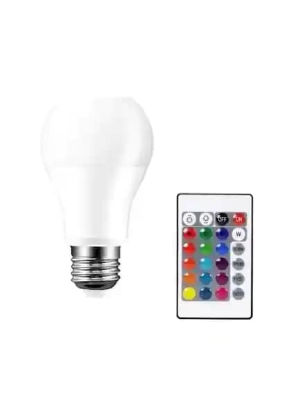 Cata 9W Uzaktan Kumandalı RGB LED Ampul: Enerji Verimli ve Renkli Aydınlatma Çözümü