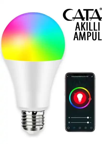 Cata CT-4000 9W Akıllı LED Ampul: Modern ve Çok Fonksiyonlu Aydınlatma Çözümü