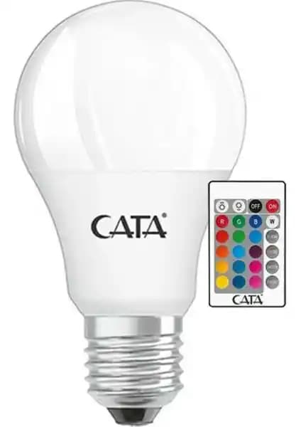 Cata CT-4058 LED RGB Ampul Uzaktan Kumanda ile Renk Değiştirme Özelliğiyle Modern Aydınlatma