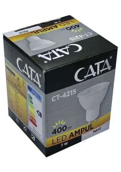 Cata CT-4215 7W LED Ampul GU10 Beyaz Işık Enerji Tasarruflu Uzun Ömürlü Aydınlatma