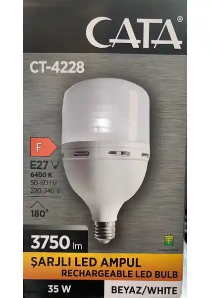 Cata CT-4228 Şarjlı LED Ampul: Yüksek Performans ve Enerji Tasarrufu Sağlayan Modern Aydınlatma Çözümü