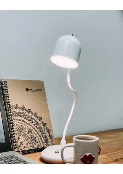 Cata Ct-8440 Berlin Beyaz Şarjlı Masa Lambası Modern Tasarım ve Çoklu Işık Seçenekleriyle