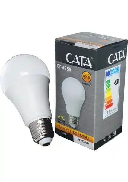 Cata İç Mekan Sensörlü LED Ampul 220V 12W Modern ve Enerji Verimli Aydınlatma Çözümü
