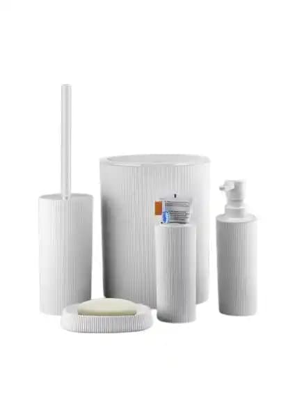 Çavdar Group 5 Parça Lüx Banyo Seti: Şık ve Dayanıklı Modern Banyo Dekorasyonu