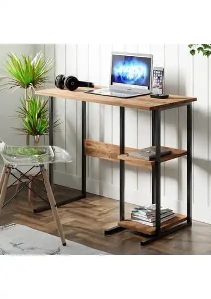 Ceramical MSR2 Metal Ayaklı Çam Renkli Bilgisayar Çalışma Masası Özellikleri ve Kullanım Avantajları