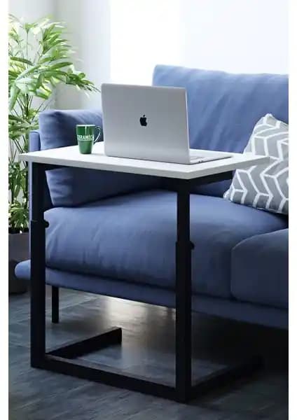Ceramical SPA Yükseklik Ayarlı Laptop Sehpası Beyaz Modern Tasarım ve Dayanıklılık