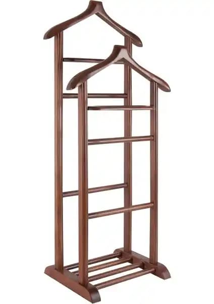 Ceviz Renkli 2 Tepeli Dilsiz Uşak Mobilyası: Estetik ve Dayanıklılık Bir Arada