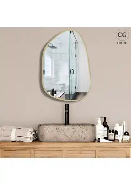 Cg Home Asimetrik Ayna Modern ve Şık Tasarımıyla Ev Dekorasyonuna Zarafet Katar