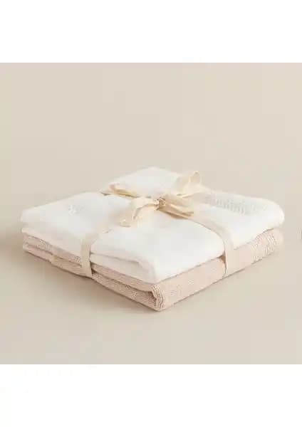 Chakra Sobeska 2'li Paspas Seti 50x70 cm Ekru Bej Modern ve Dayanıklı Tasarım