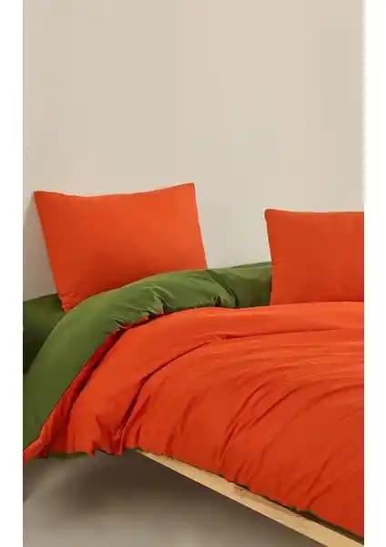 Colorpool Jeolojik Dönem Kil-Koyu Yeşil Nevresim Takımı: Doğal ve Şık Uyku Deneyimi