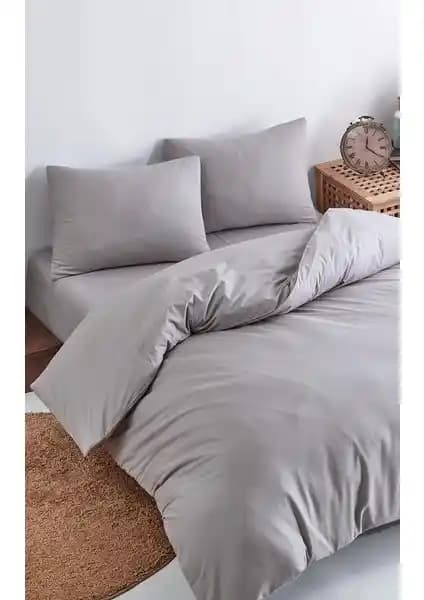 Colorpool Softly Gri Nevresim Takımı: Modern ve Şık Pamuklu Yatak Seti Önerisi