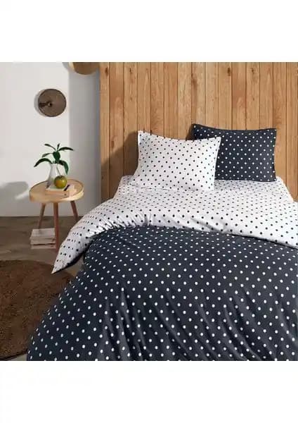 Coté Blanc Dots Gri Ranforce Battal Boy Nevresim Takımı Özellikleri ve Dekorasyon Uyumları