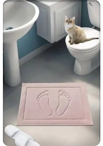 Cotton Crafty %100 Pamuk Dokuma Banyo Paspası Sürdürülebilir ve Estetik Bir Seçenek