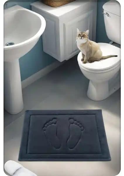 Cotton Crafty %100 Pamuk Dokuma Banyo Paspası: Sürdürülebilir ve Şık Banyo Aksesuarı