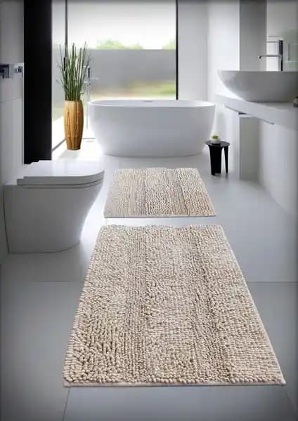 Cotton Crafty Pamuk Tafting Banyo Paspası: Şık ve Dayanıklı Banyo Dekorasyonu Çözümü