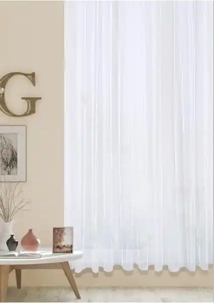 Cotton Studio Brillant Grek 1/2 Seyrek Pile Tül – Şık ve Kullanışlı Ev Dekorasyonu Perdesi