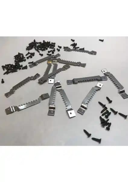 Dayanıklı ve Estetik DMR Tablo Çerçeve Timsah Ağız Askı Aparatı ve Montaj Vidaları