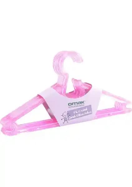 Decobella 6'lı Renkli Kristal Çocuk Elbise Askısı: Şık ve Pratik Çözüm