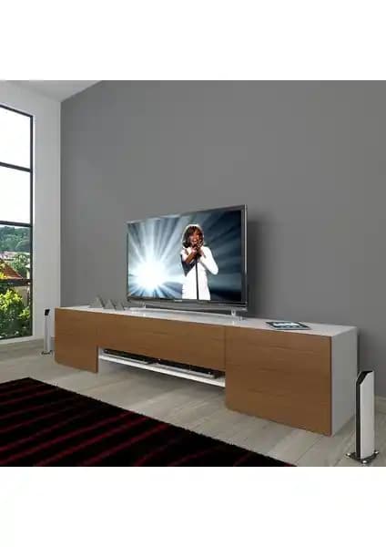 Decoraktiv 1e1 MDF 180 TV Ünitesi: Modern ve Şık Tasarımıyla Dayanıklı Mobilya Seçeneği