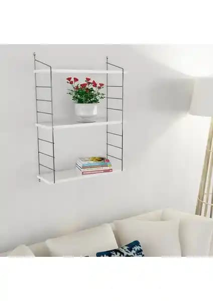 Decormet Armoni Raf ve Kitaplık Seti Modern ve Şık Depolama Çözümü