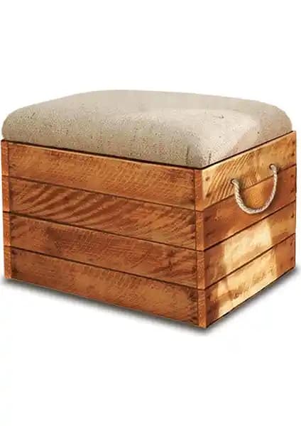 Defa Sanıdıklı Puf Bank: Doğal Ahşap Tasarımı ve Pratik Kullanım Özellikleri