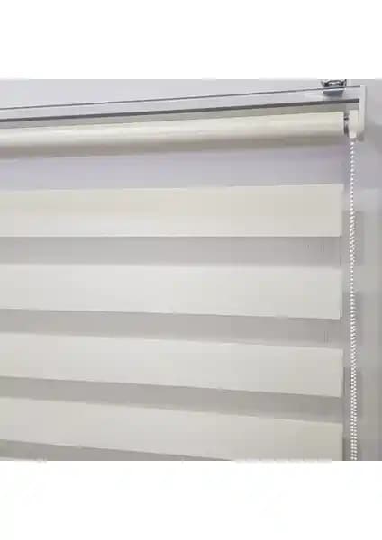 Dekoronyedi Düz Ekru Zebra Perde Modern ve Şık Tasarımıyla Ev ve Ofis Dekorasyonunu Tamamlar