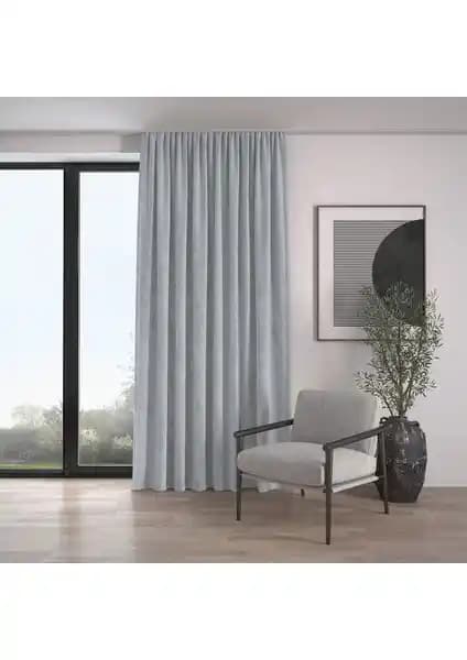 Demor Home Kadife Dokulu Ekstrafor Perdeler: Şık ve Kullanışlı Modern Tasarım