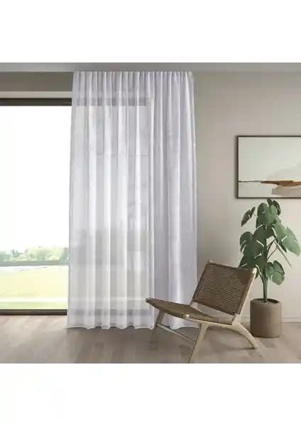 Demor Home Keten Görünümlü Ekstrafor Büzgülü Beyaz Yüksek Kalite Tül Perde Özellikleri ve Kullanım İpuçları