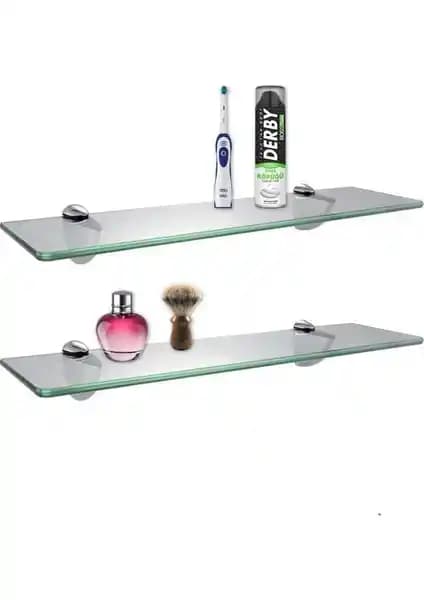 Depolife 2'li Cam Raf Seti Modern ve Şık Tasarımıyla Dekorasyonun Vazgeçilmezi