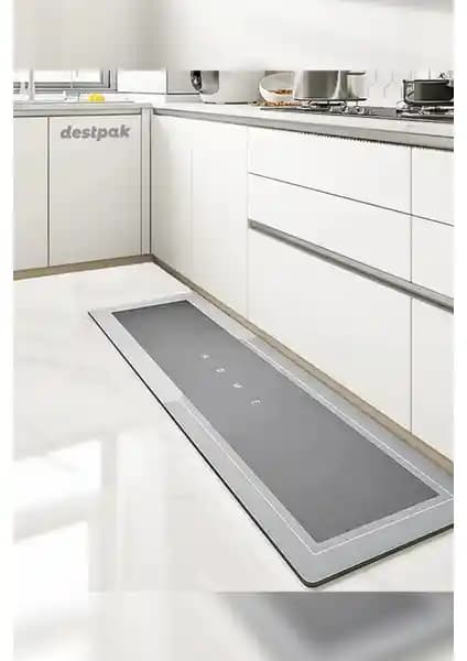 Destpak 40x120cm Su Emici Kaymaz Tabanlı Banyo Paspası Güvenli ve Estetik Kullanım İçin
