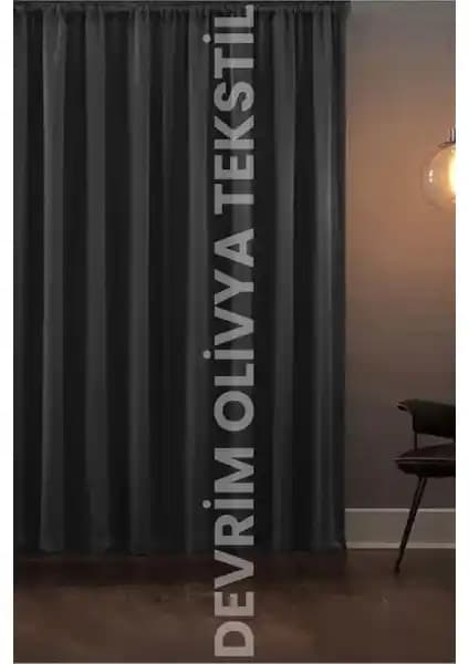 Devrim Olivya Tekstil Lüks Özel Dikim Füme Blackout Fon Perde Özellikleri ve Kullanım Alanları