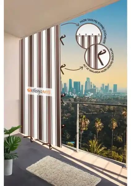 Diamon Dila Balkon Perdesi Güneşlik ve Gölgelik Özellikleri ve Kullanım Avantajları