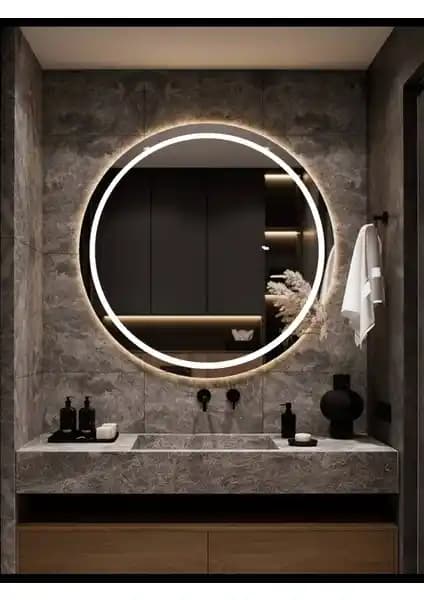Dnr-Mirror 60 cm Günışığı LED Aydınlatmalı Yuvarlak Banyo Aynası Detayları