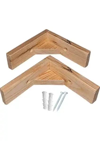 Doğal Ahşap Duvar Raf Ayağı: Dayanıklı ve Estetik İç Mekan Dekorasyonu İçin Uygun