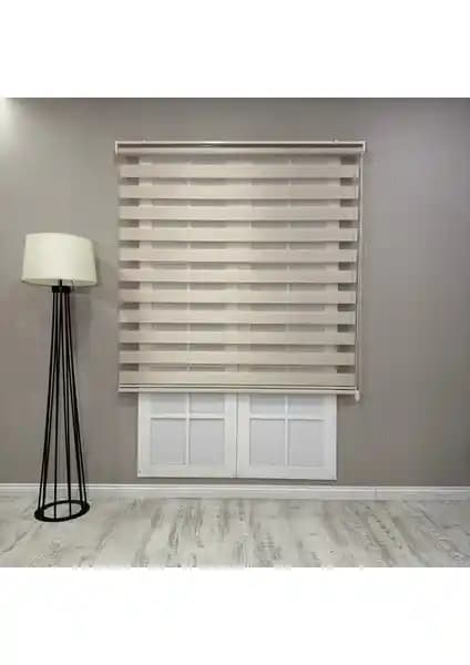 Donatti Bambu Zebra Stor Güneşlik Perde Bej: Modern ve Dayanıklı İç Mekan Dekorasyonu Çözümü
