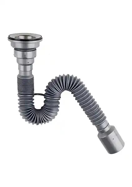 Donau Körüklü Lavabo Evye Sifonu: Şık ve Dayanıklı Modern Banyo ve Mutfak Çözümü