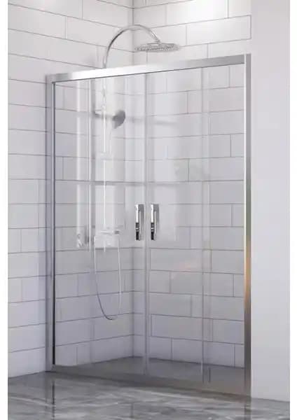 Durul Duşakabin Ön Cephe Parlak Şeffaf 5mm 190cm Modern Banyo Tasarımı İçin Uygun