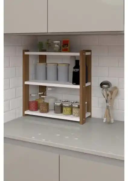 Durusilya Çok Amaçlı Baharatlık Rafı Modern ve Dayanıklı Tasarım ile Alan Tasarrufu