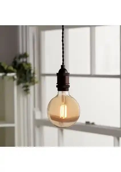 Edison Glop G125 Rustik 6W LED Ampul: Enerji Verimli ve Estetik Dekoratif Aydınlatma Çözümü