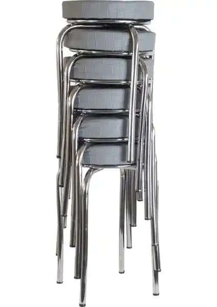 Ekip Metal Tabure Gri: Modern ve Dayanıklı Oturma Çözümü İçin Uygun Seçenek