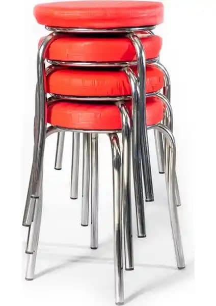 Ekip Shop Kırmızı Modern Endüstriyel Mutfak Sandalyesi Özellikleri ve Kullanıcı Yorumları