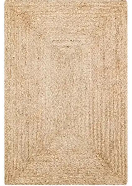 Eko Halı Ech 01 Doğal Jüt El Dokuma Kilim Modern Tasarım ve Dayanıklılık