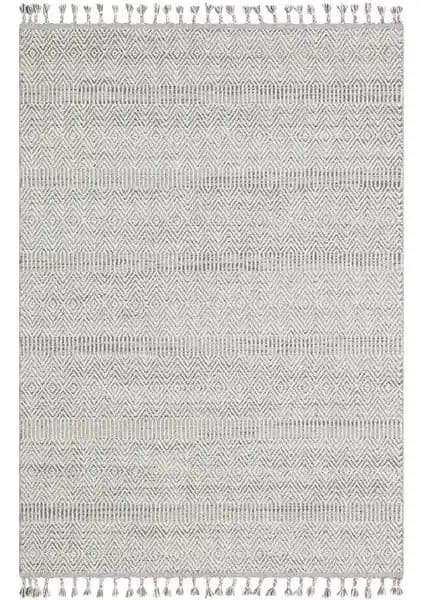 Eko Halı Soho Sh 01 Gri Modern Etnik Motifli Hafif ve Dayanıklı Halı 80x150 cm