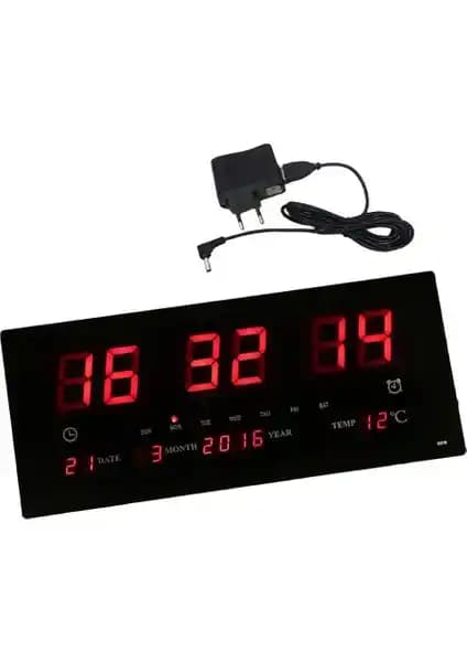 Elaccent F Fityle Dijital Duvar Saati Modern Tasarım ve Çok Fonksiyonlu Özelliklerle